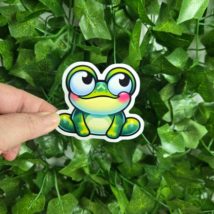 Funny Cute Frog Stickers
