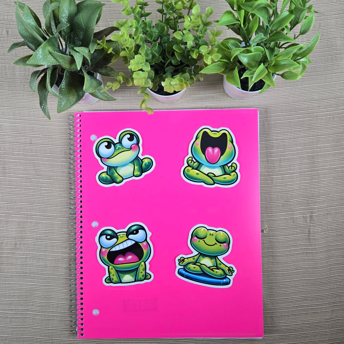 Funny Cute Frog Stickers