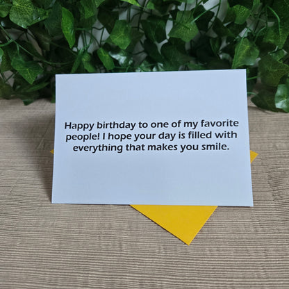Birthday Cake and Balloons Card