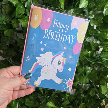Cute Unicorn Birthday Card