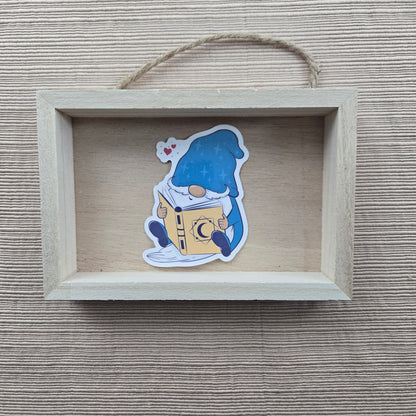 Gnome Book Lover Stickers