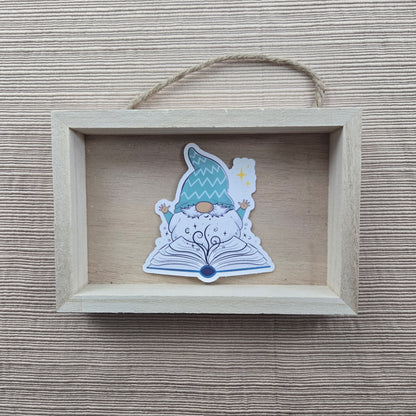 Gnome Book Lover Stickers