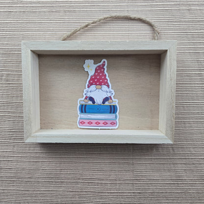 Gnome Book Lover Stickers