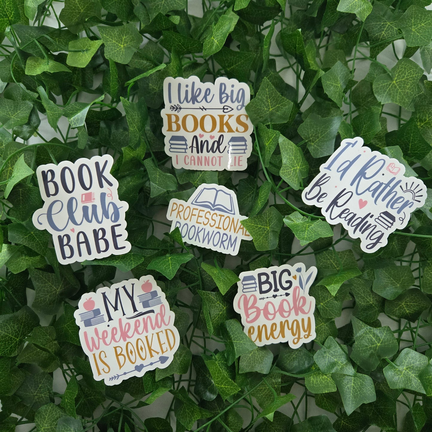 Book Lover Quote Stickers