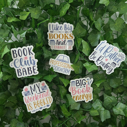 Book Lover Quote Stickers