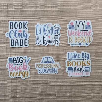 Book Lover Quote Stickers