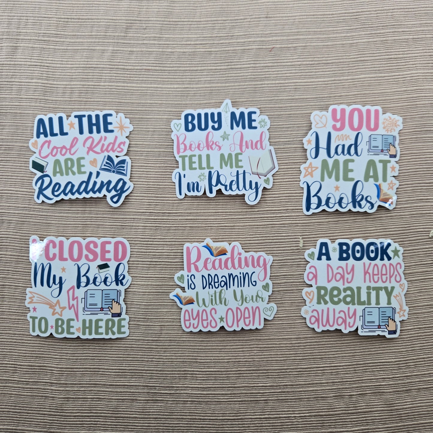 Book lover Quotes Collection 1 Stickers