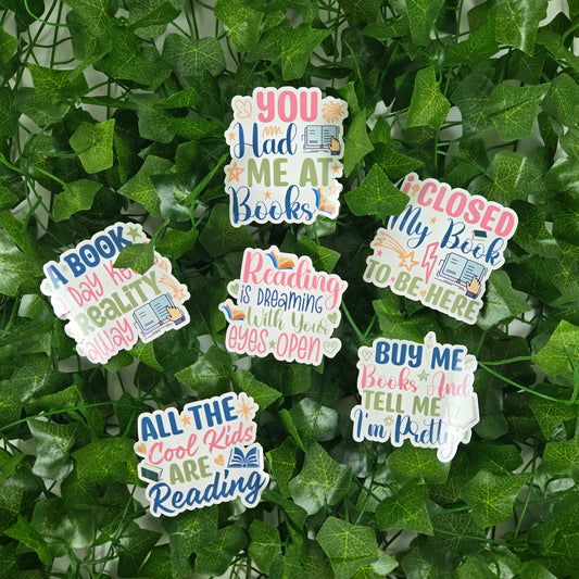 Book Lover Quotes Series 1 Stickers