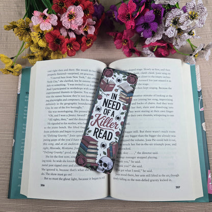 Horror Booklover Bookmark