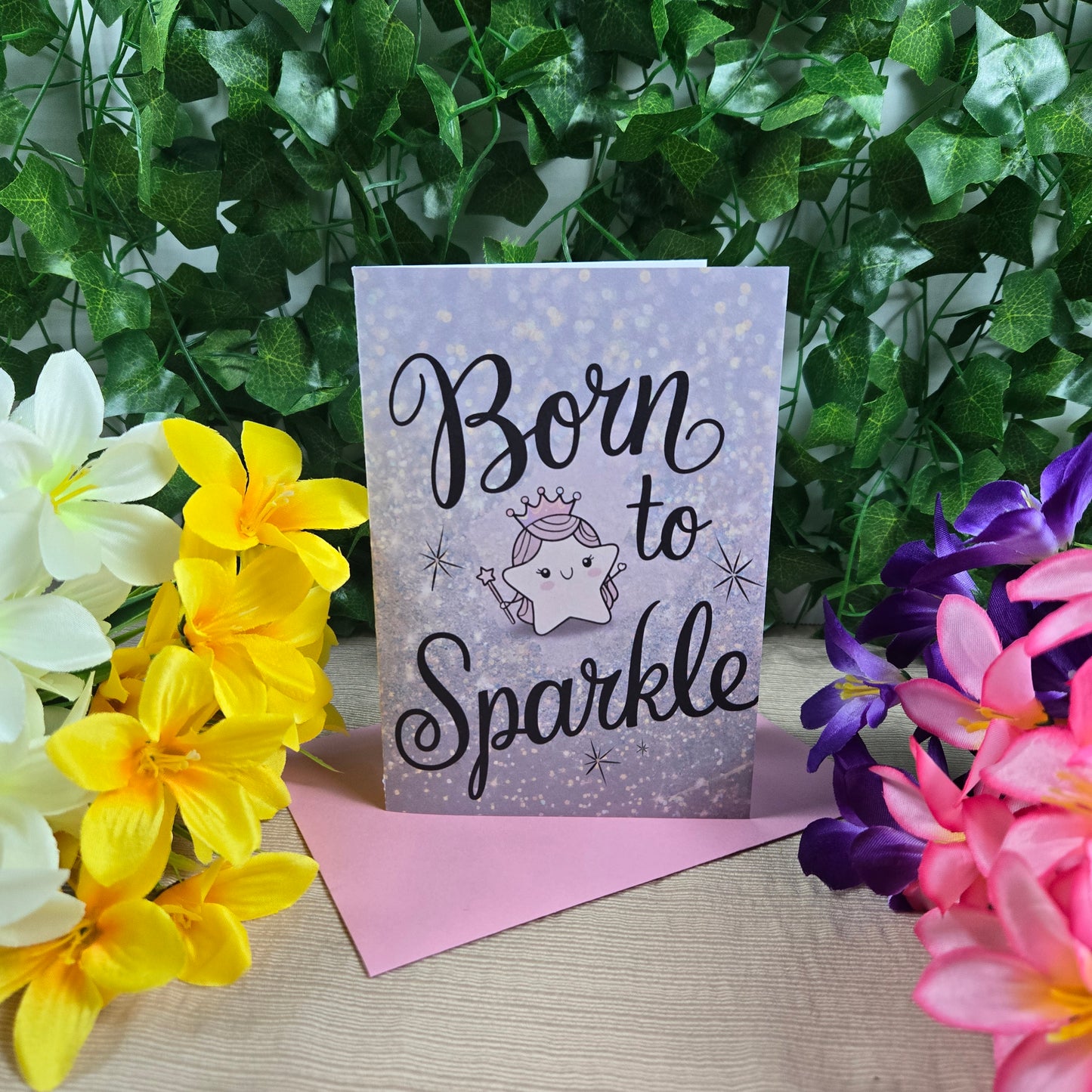 Born To Sparkle Birthday Card