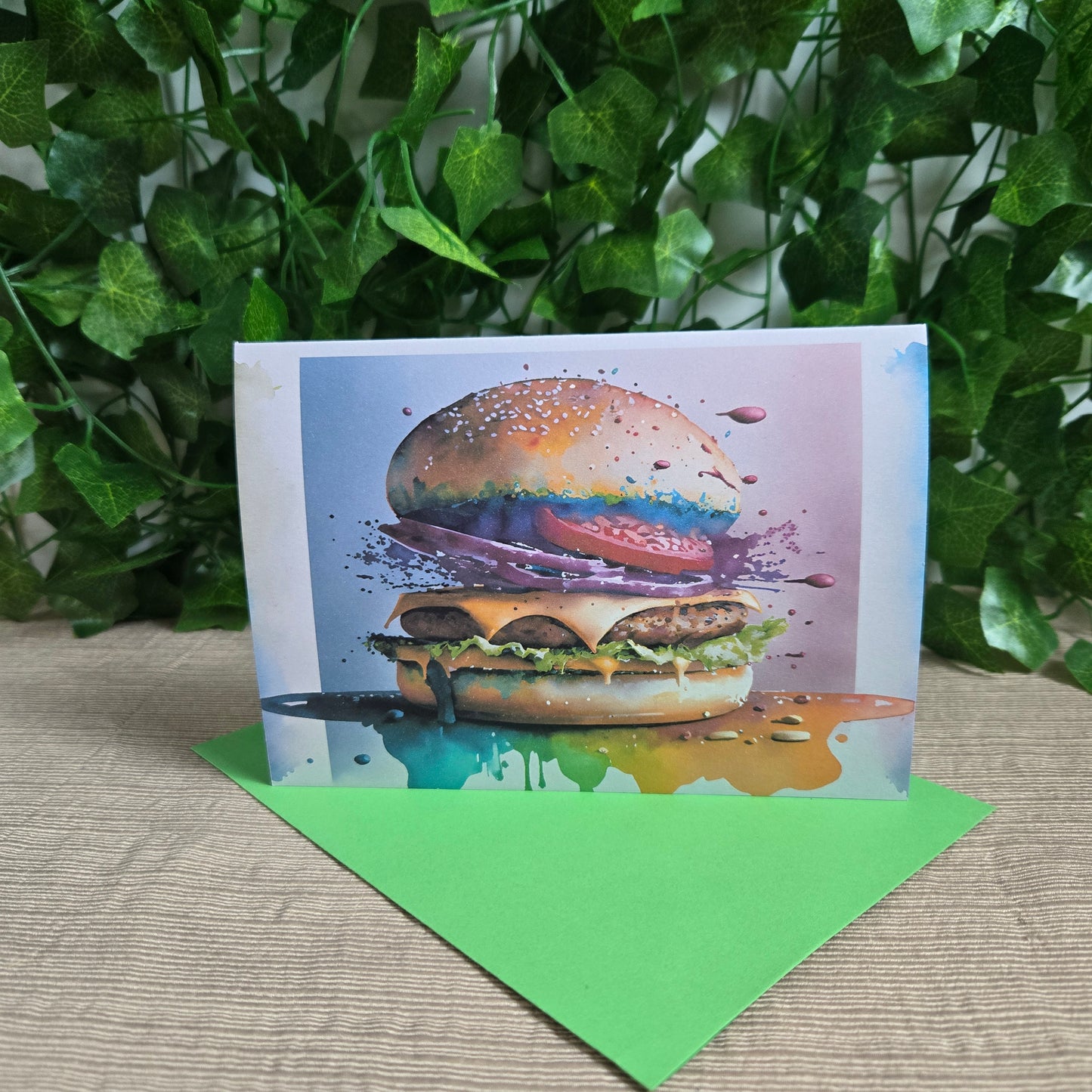 Birthday Burger Card