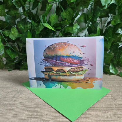 Birthday Burger Card