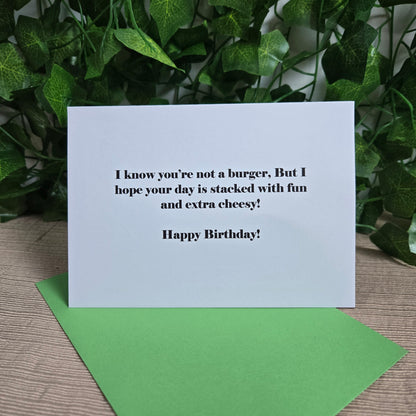 Birthday Burger Card