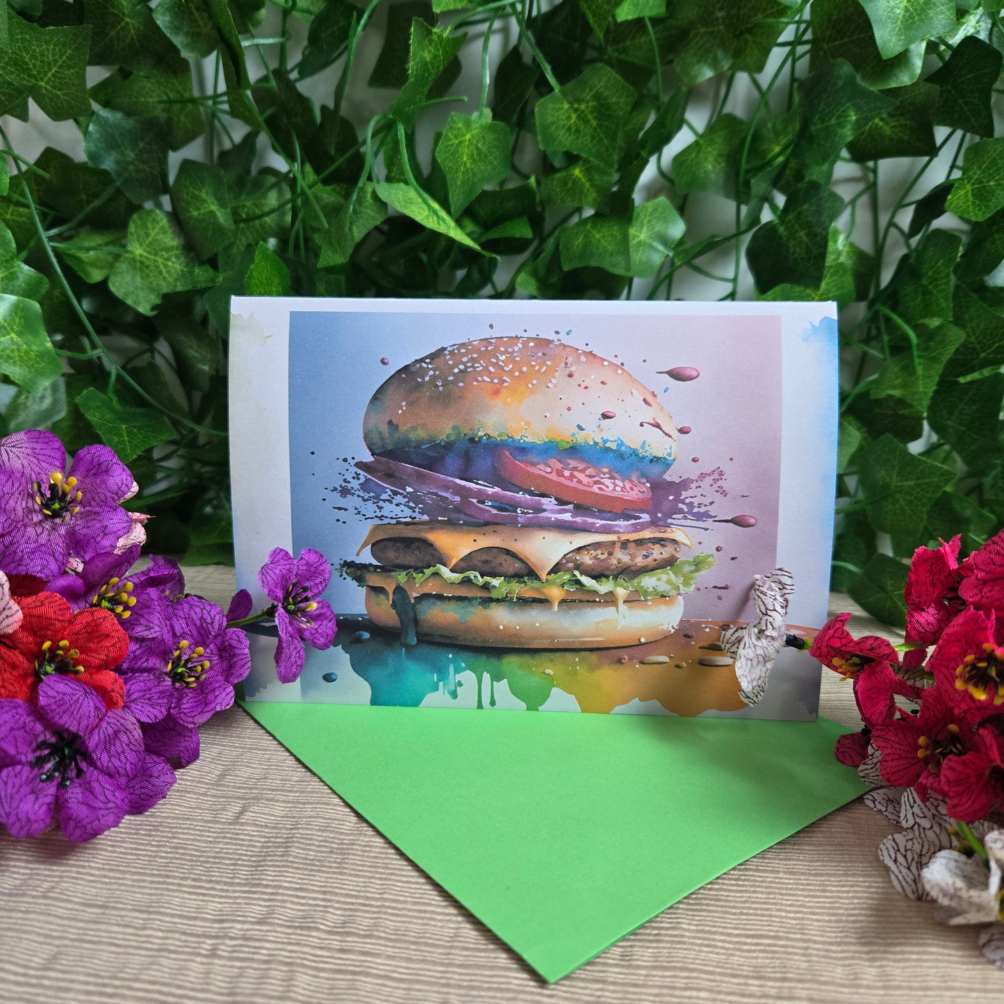 Birthday Burger Card