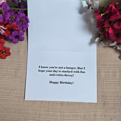 Birthday Burger Card