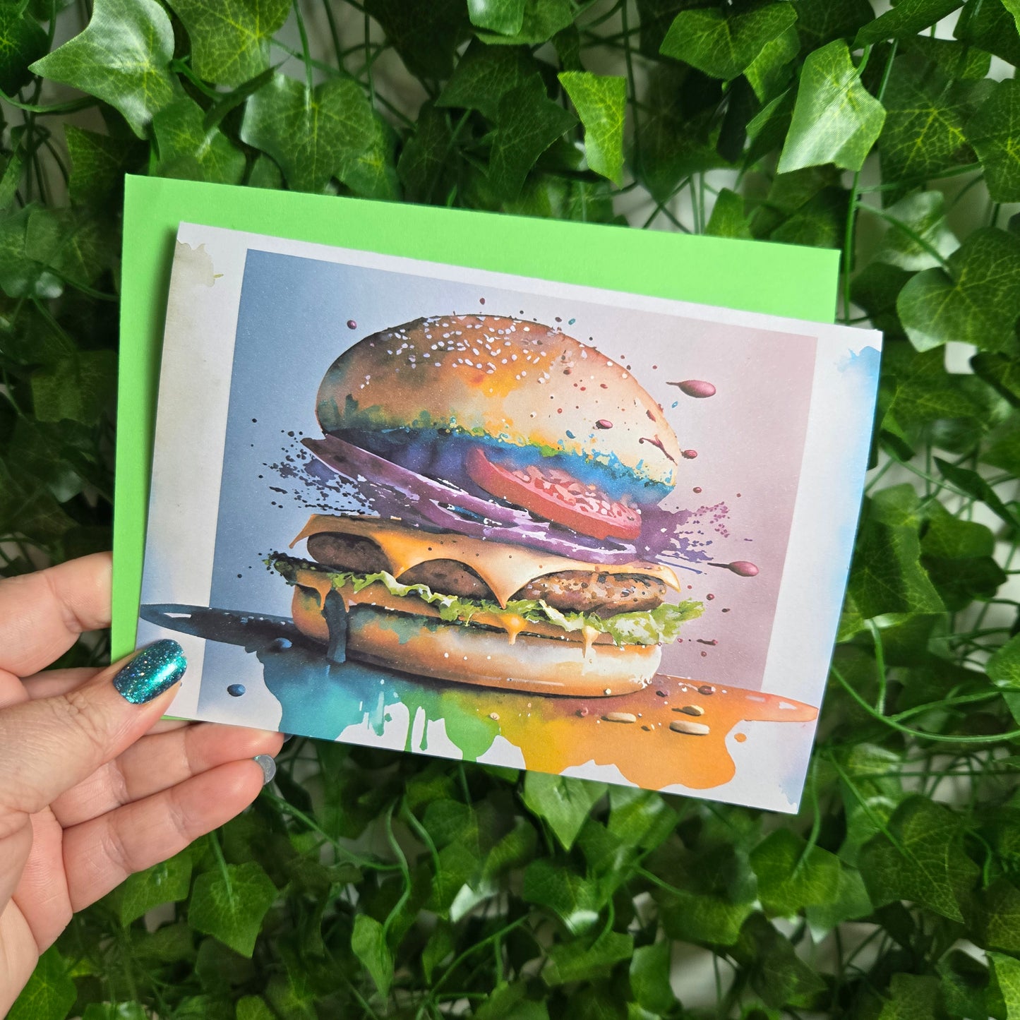 Birthday Burger Card