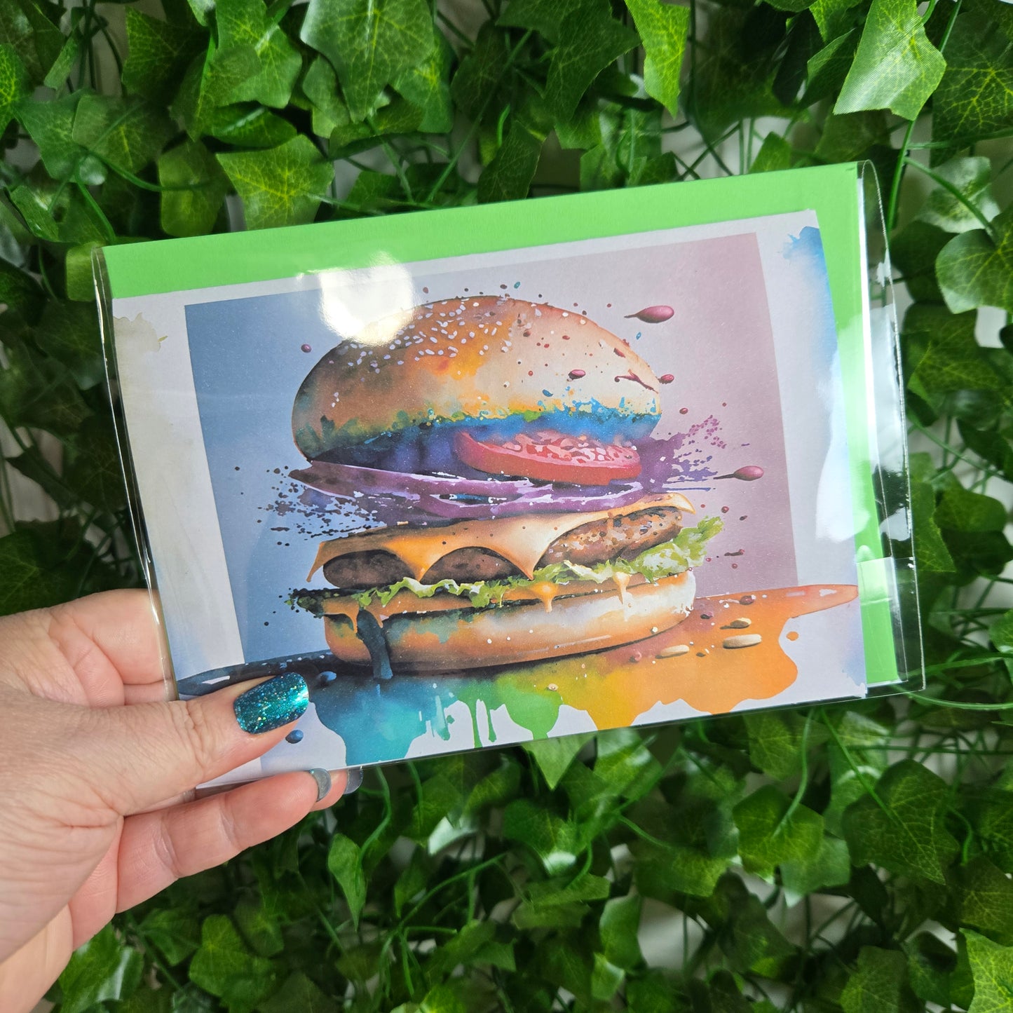 Birthday Burger Card