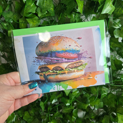 Birthday Burger Card
