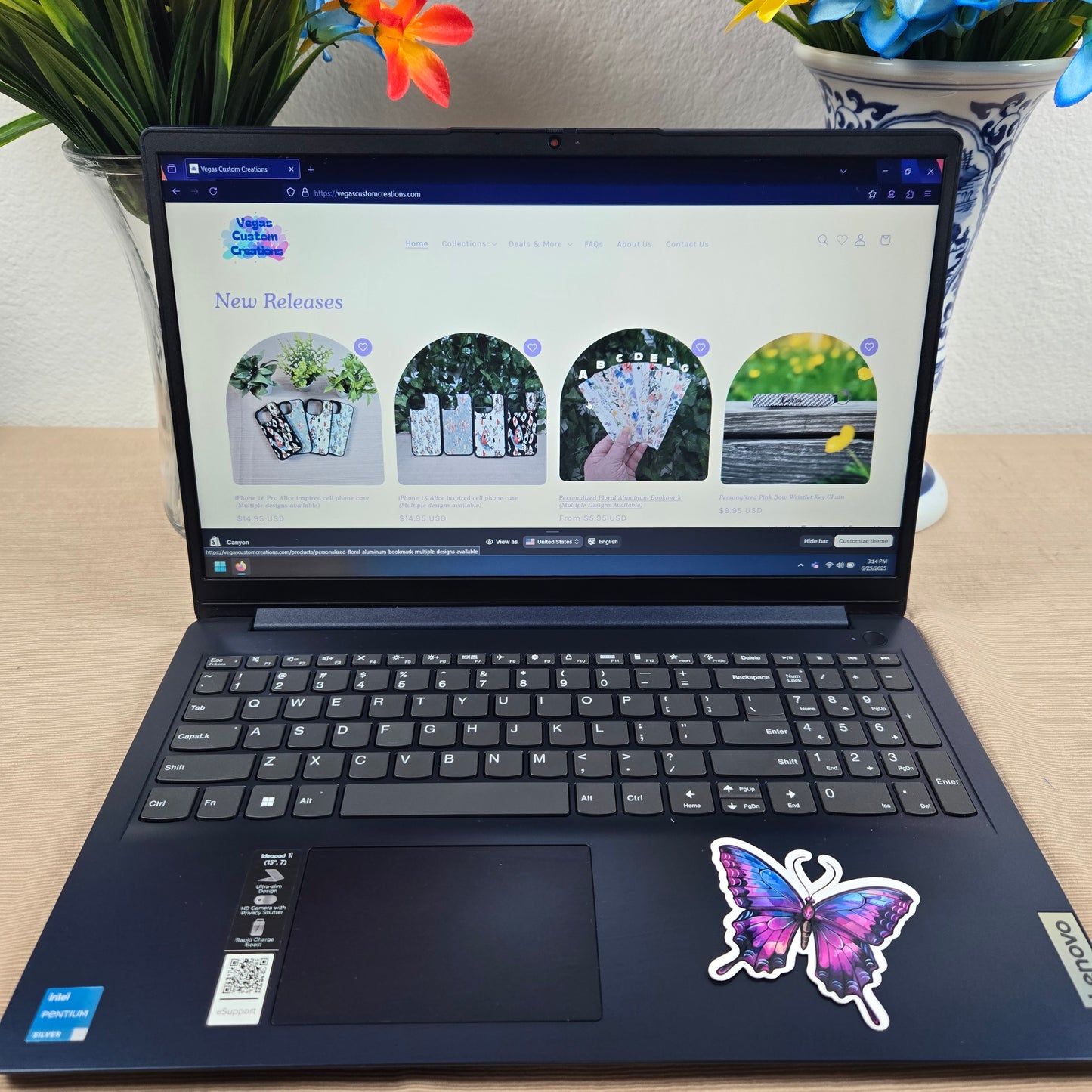 Beautiful Butterfly Stickers