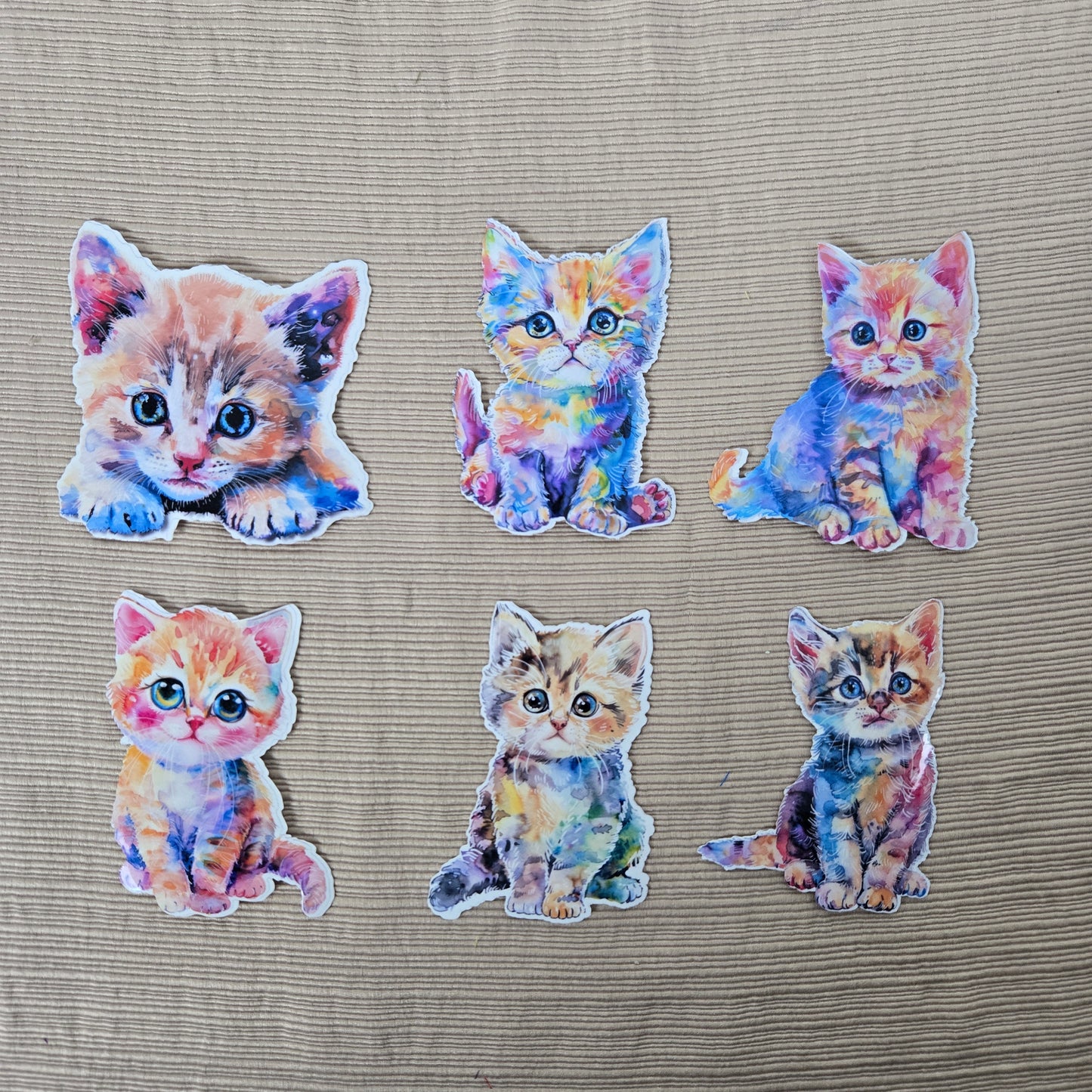 Colorful Kitten Sticker
