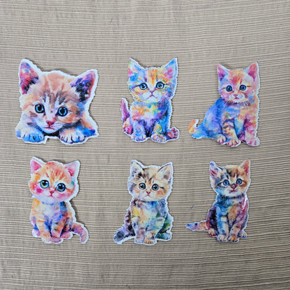 Colorful Kitten Sticker