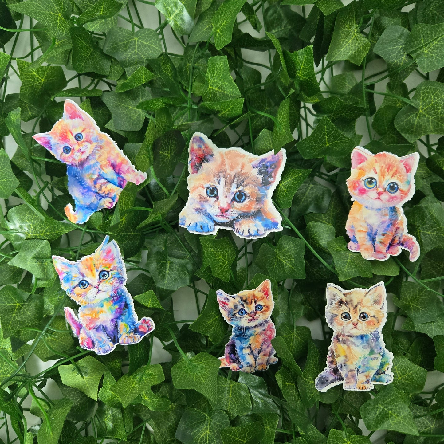 Colorful Kitten Sticker
