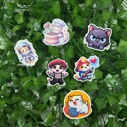 Silly Cat Stickers