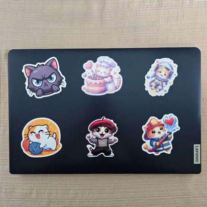 Silly Cat Stickers