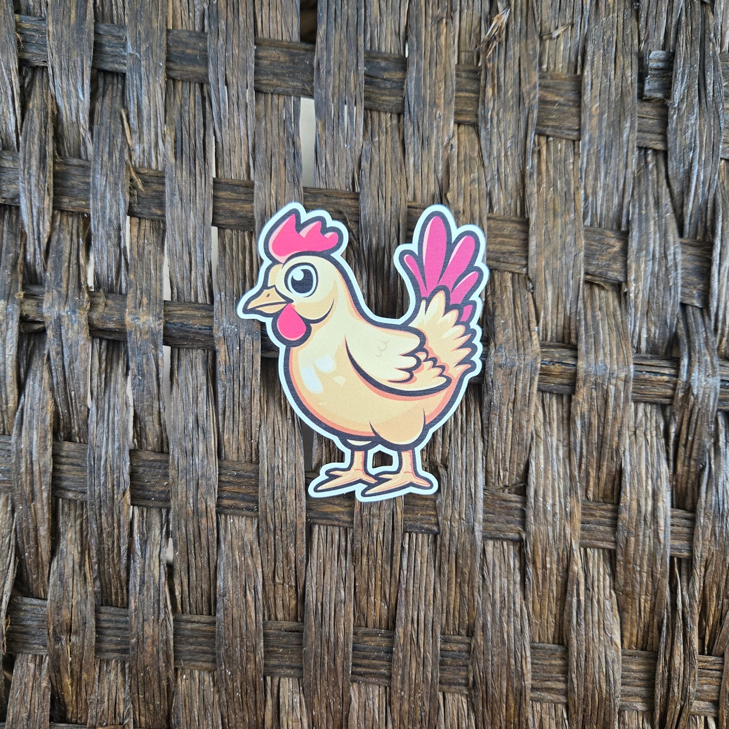 Silly Chicken Sticker