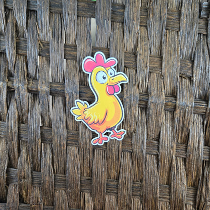 Silly Chicken Sticker