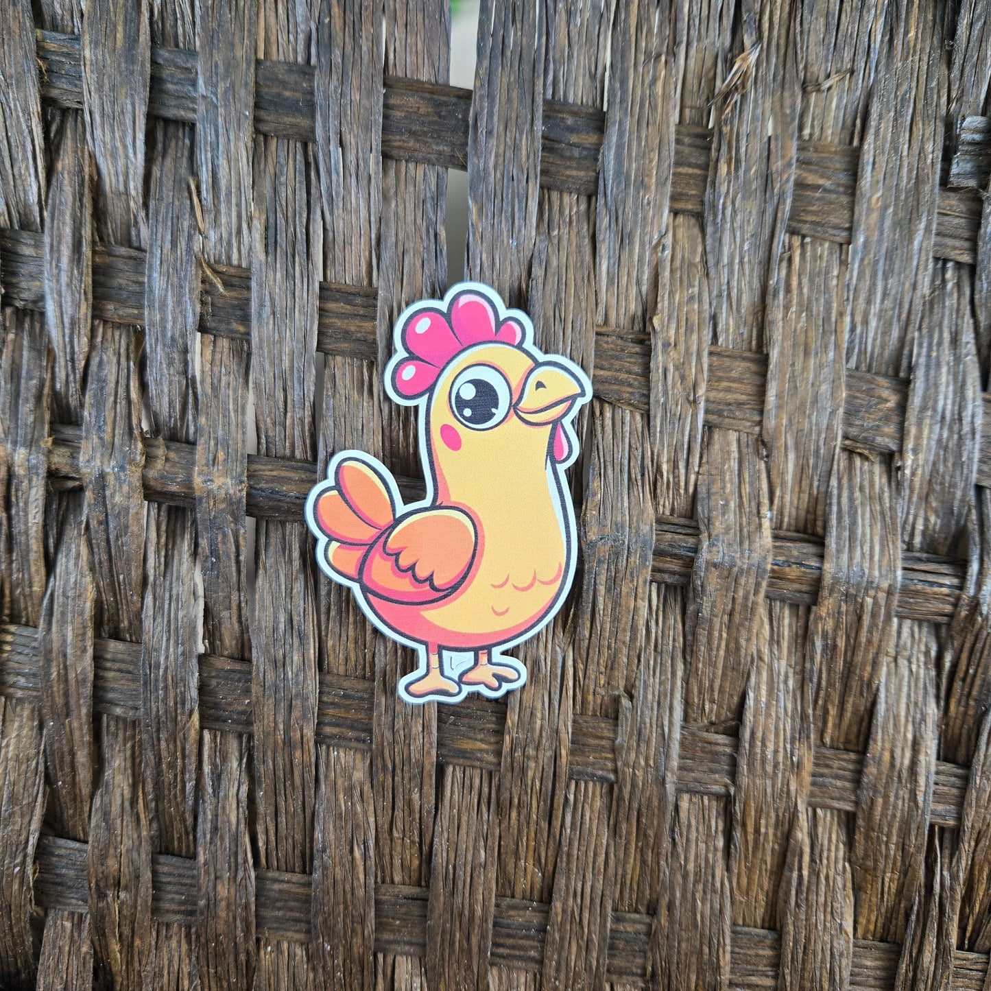 Silly Chicken Sticker