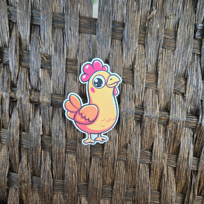 Silly Chicken Sticker