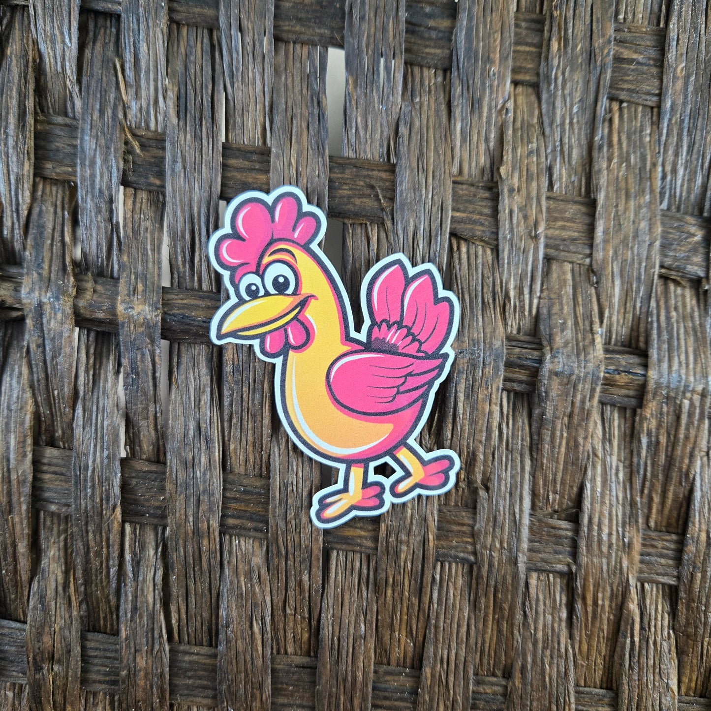 Silly Chicken Sticker