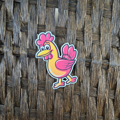 Silly Chicken Sticker