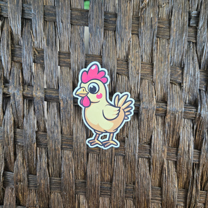 Silly Chicken Sticker