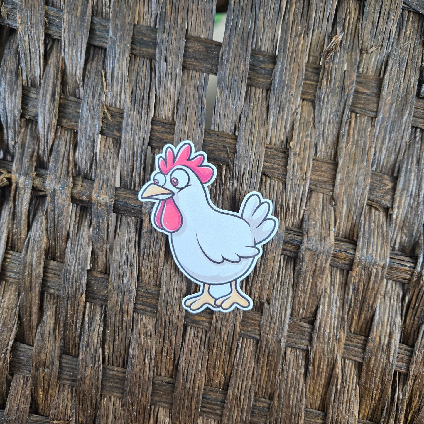 Silly Chicken Sticker