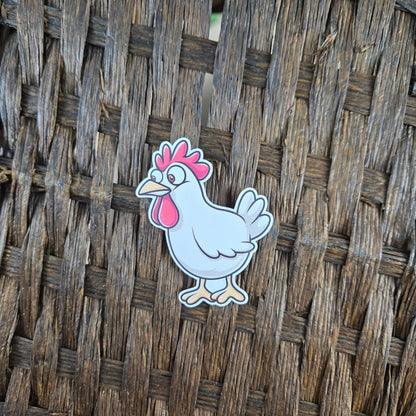 Silly Chicken Sticker