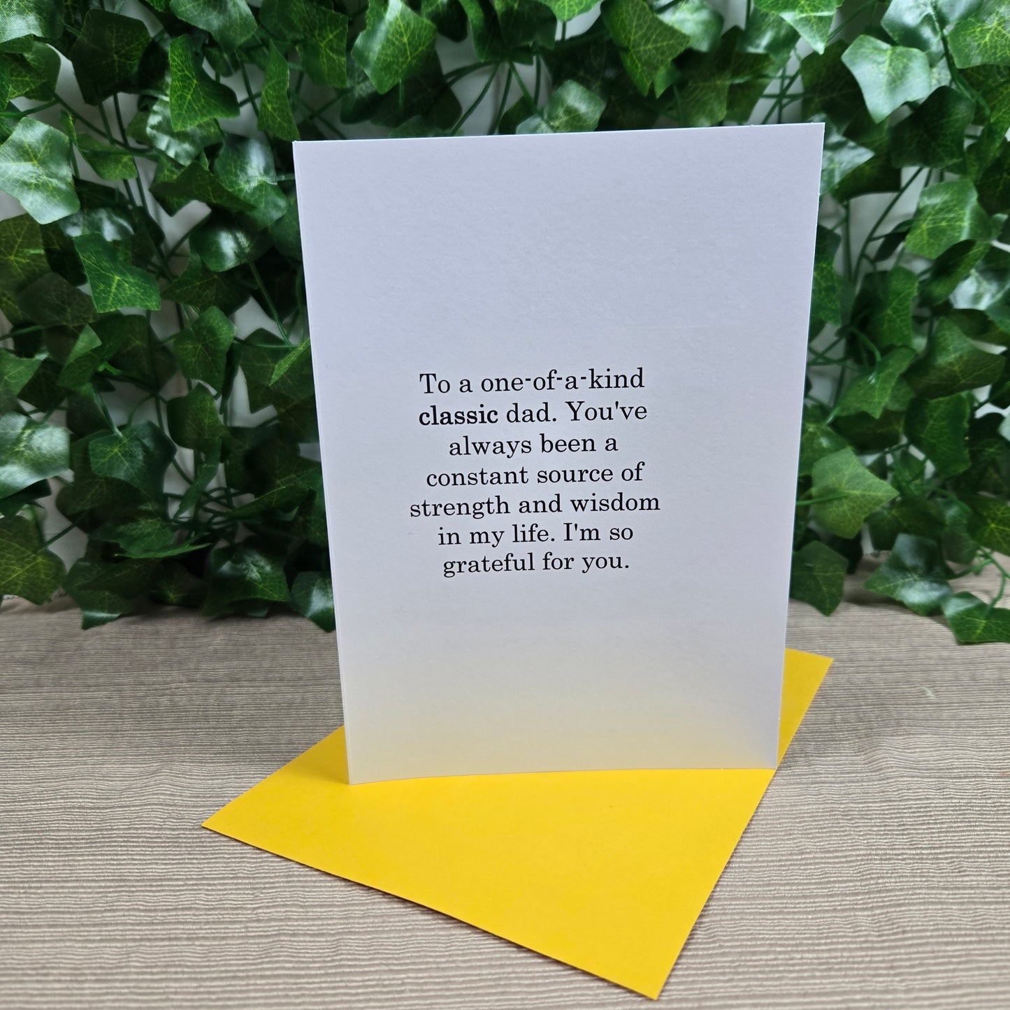 Classic Dad Birthday Card