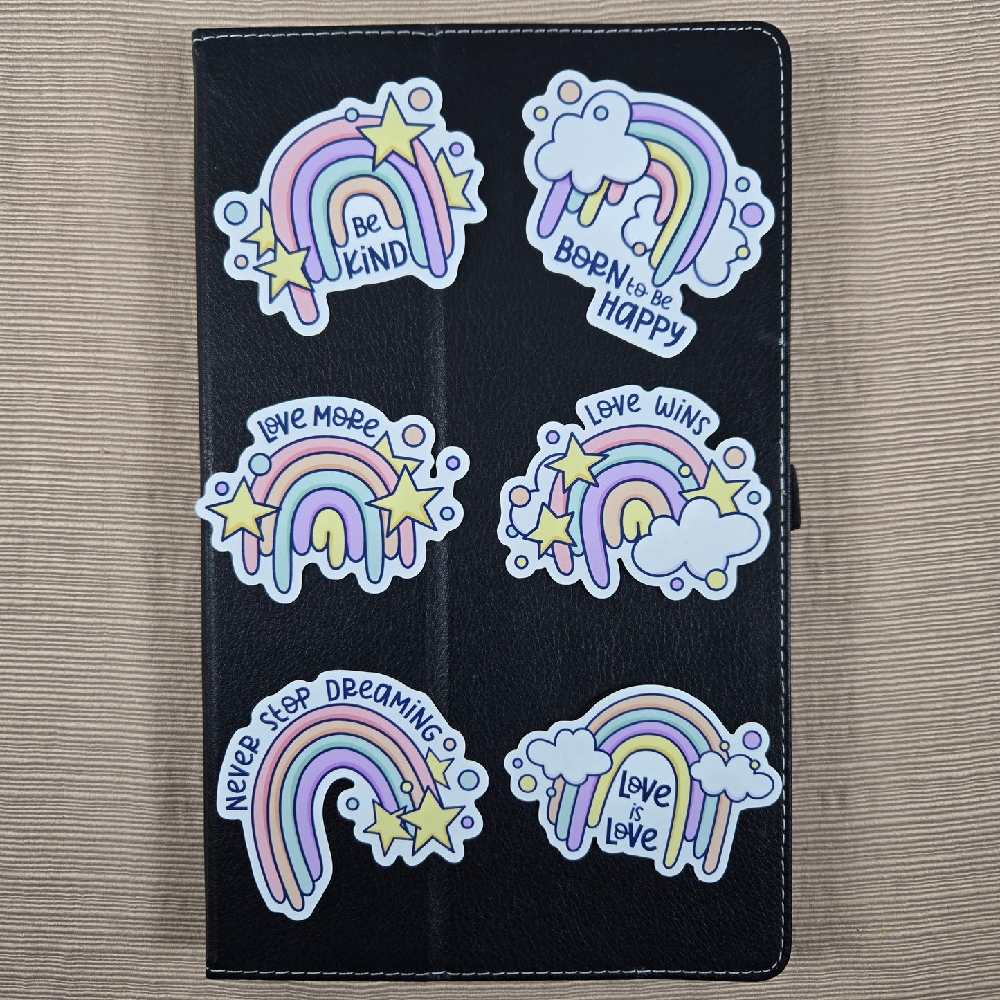 Rainbow Love Stickers