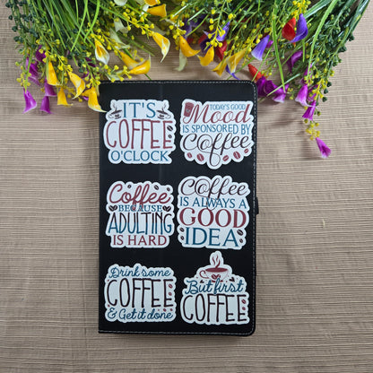 Coffee Quotes Collection 1 Stickers