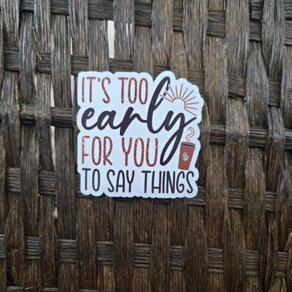 Coffee Quotes Collection 2 Stickers