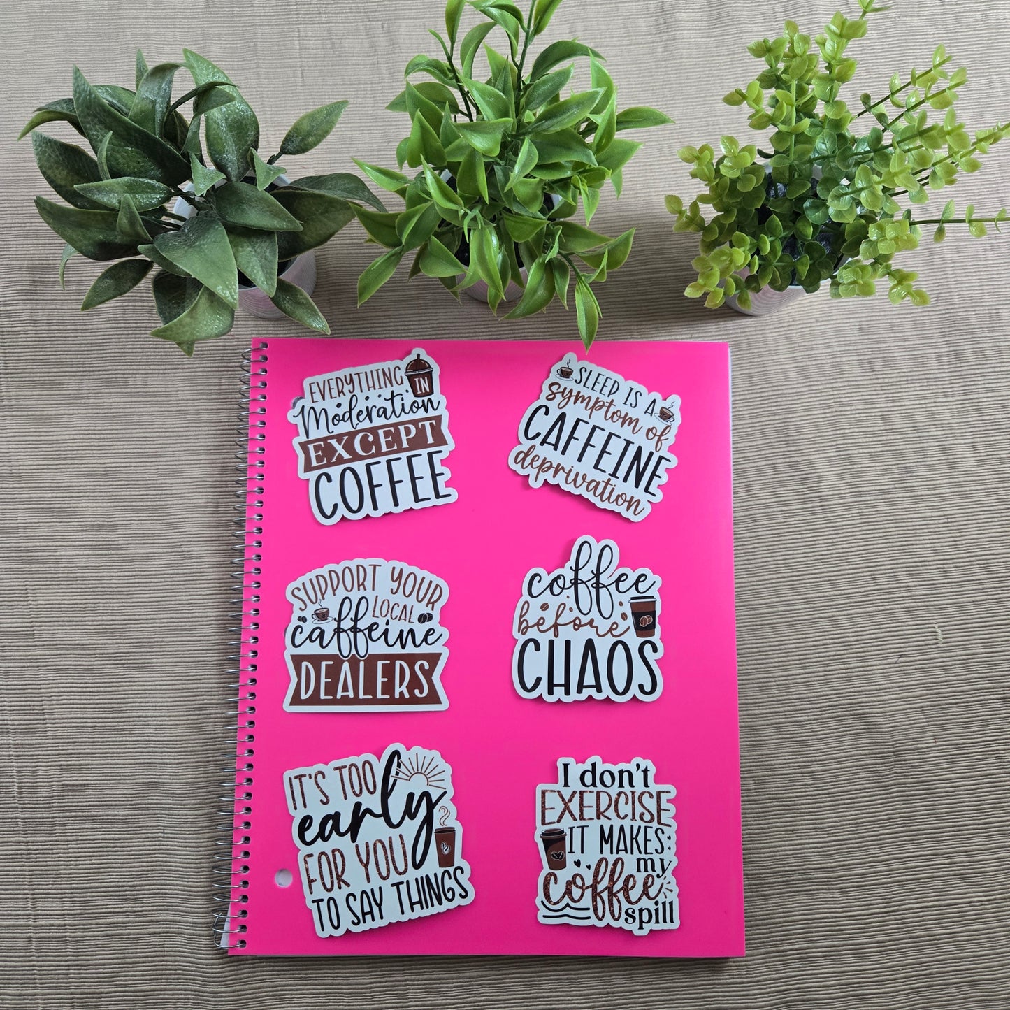 Coffee Quotes Collection 2 Stickers