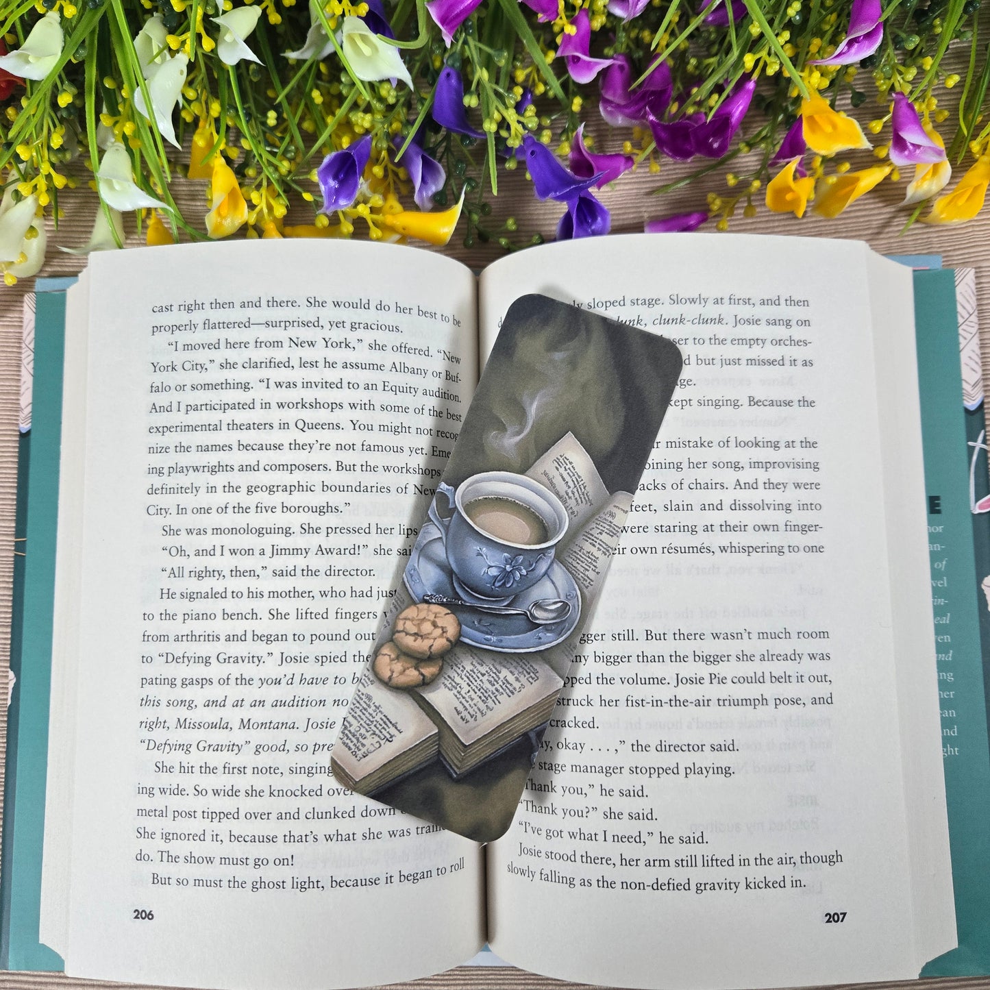 Cookies and Coffee Bookmark