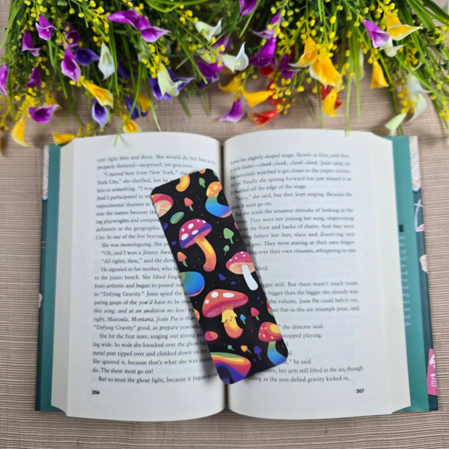 Colorful Shrooms Bookmark