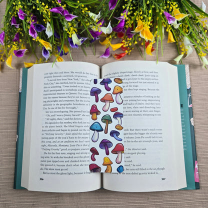Colorful Shrooms Bookmark