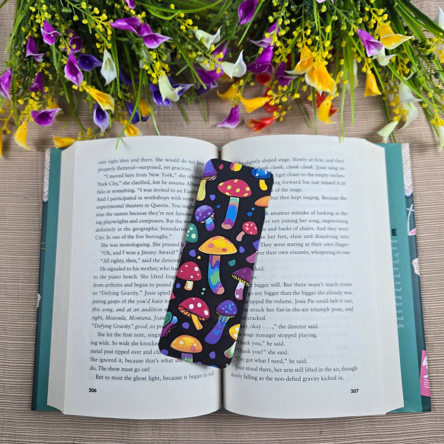 Colorful Shrooms Bookmark
