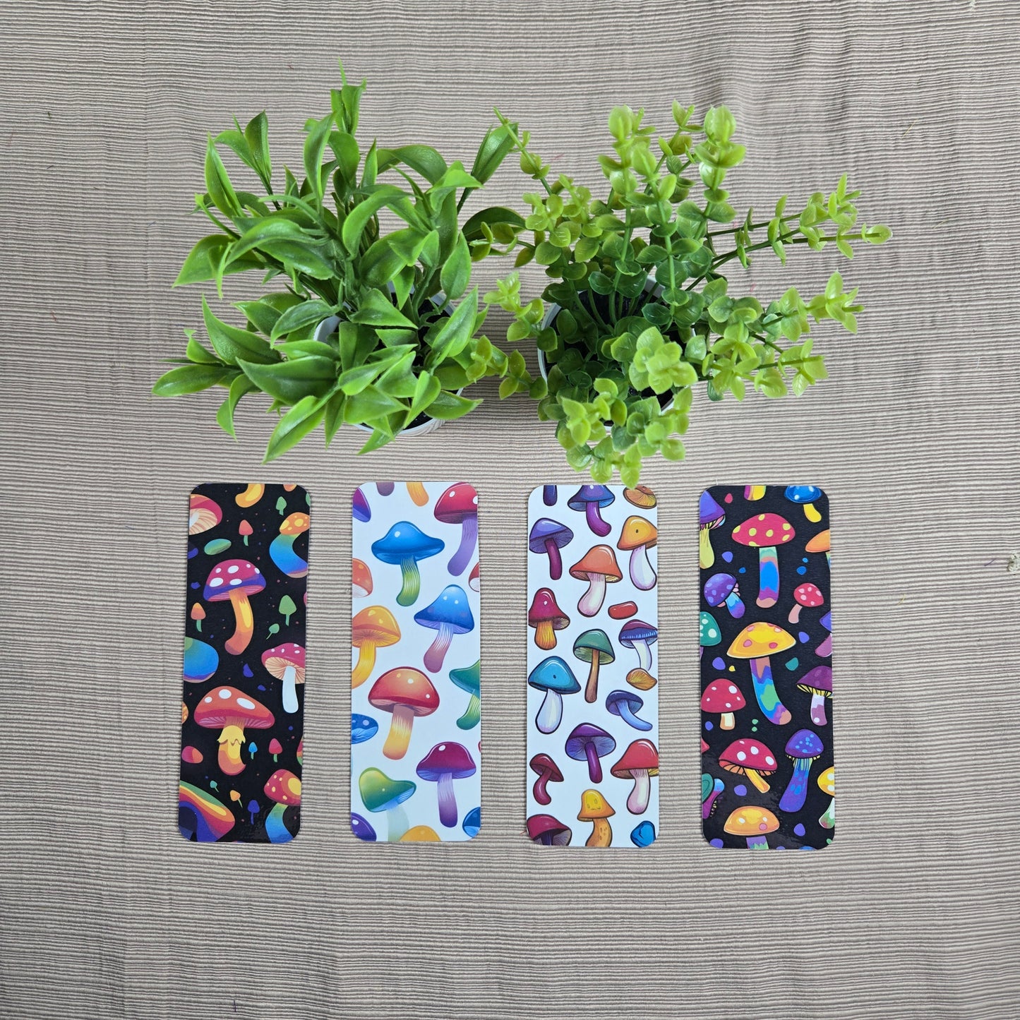 Colorful Shrooms Bookmark