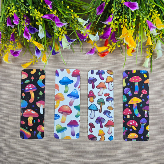 Colorful Shrooms Bookmark