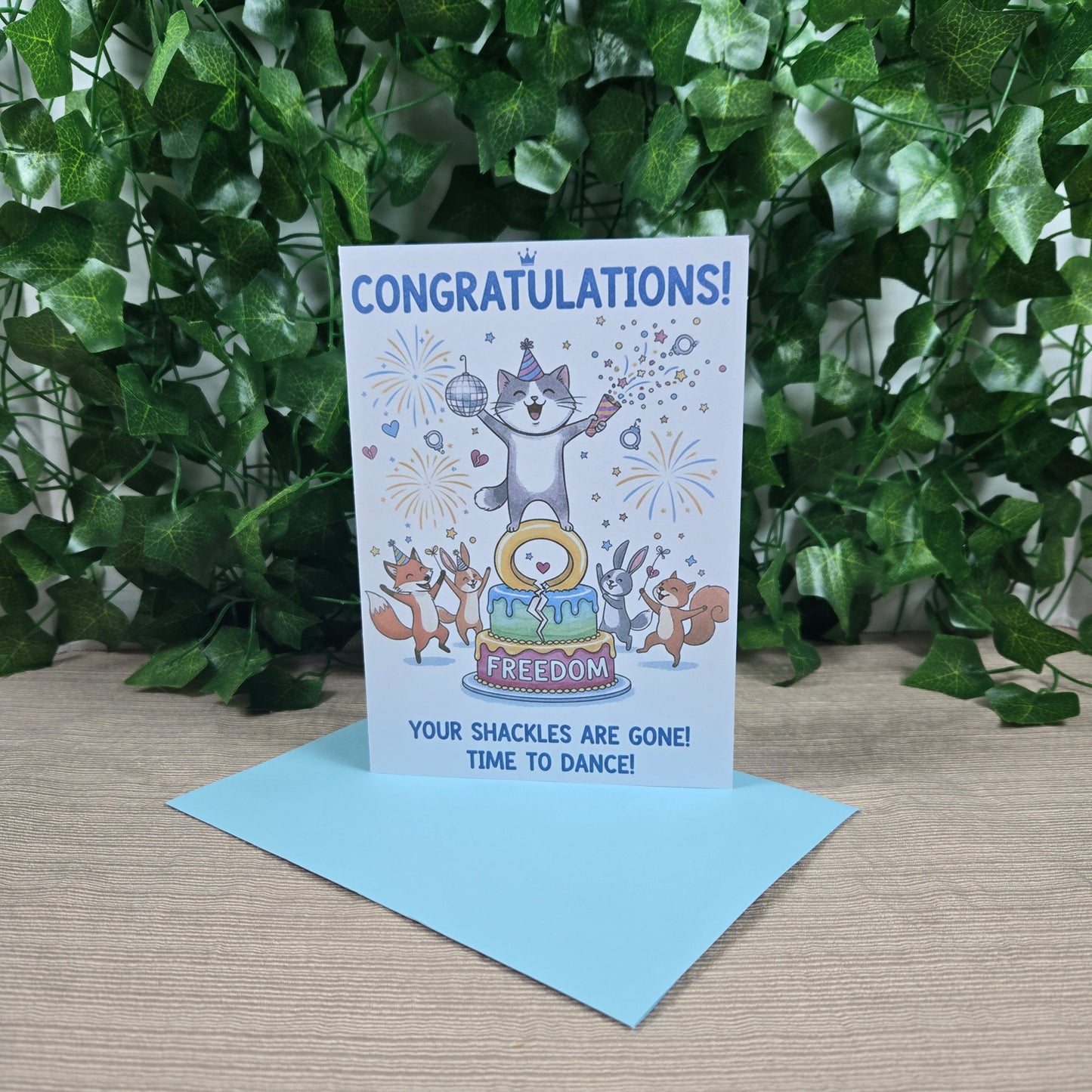 Congratulations On Your Divorce Funny Card