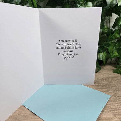 Congratulations On Your Divorce Funny Card